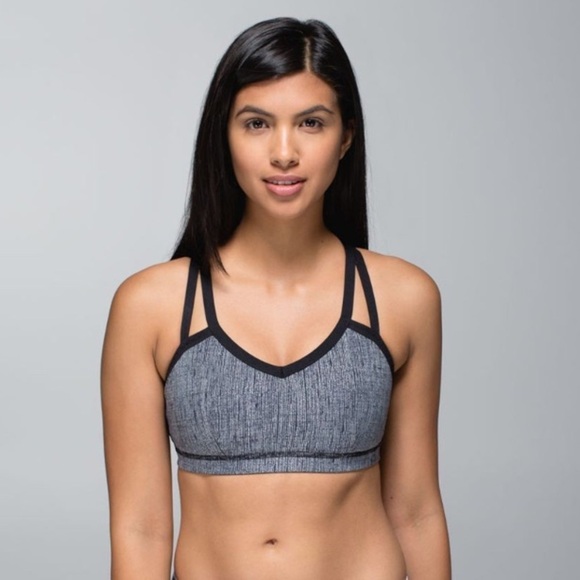 Lululemon Water Bound Bra Burlap Texture Black Dune / Black - Size 4 - Picture 5 of 9